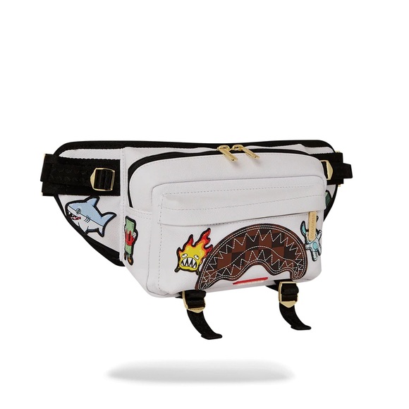 Sprayground LET'S MAKE SOME NOISE CARGO CROSSBODY fanny pack - Picture 2 of 4
